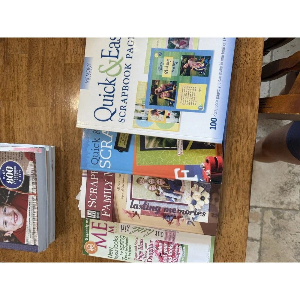 Lot of 12 Scrapbooking Books & Idea Guides Memory Makers Creating Keepsakes C&T